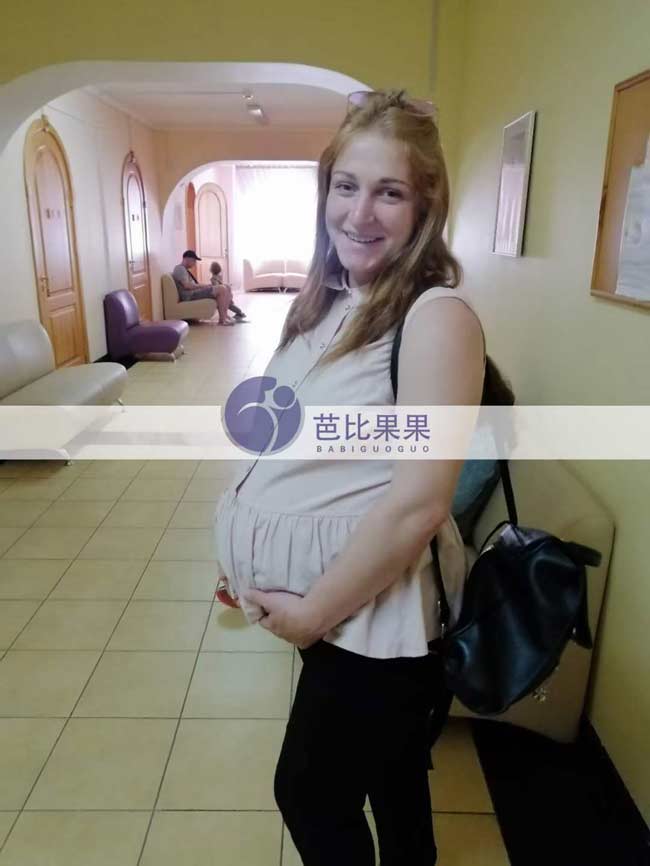 乌克兰试管妈妈孕32周B超