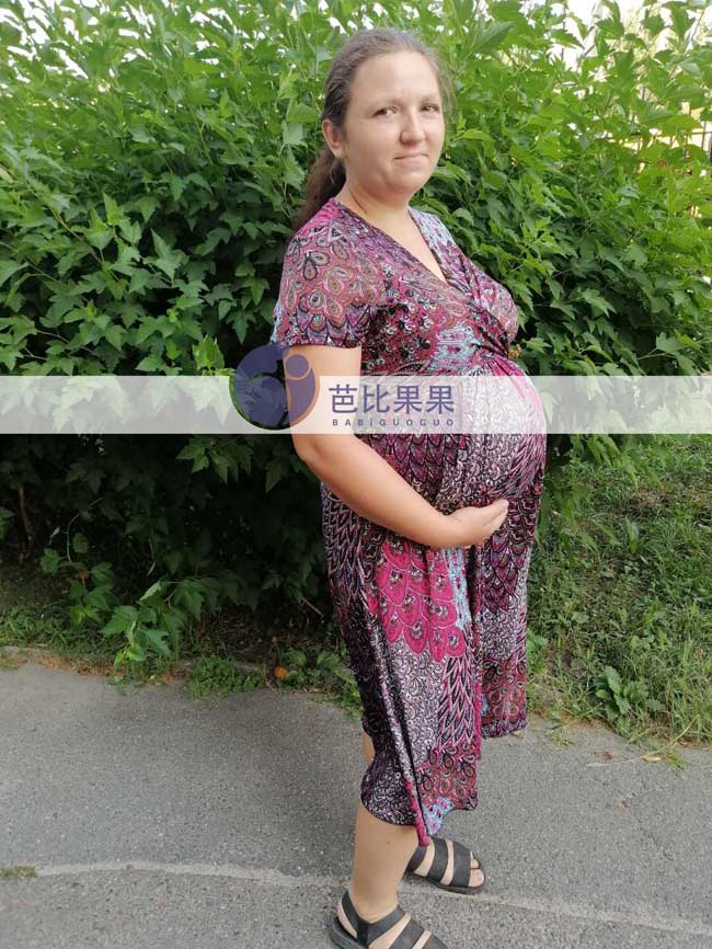 乌克兰试管妈妈30周孕检