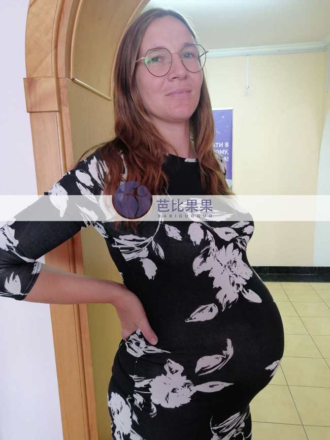 乌克兰试管妈妈孕31周B超
