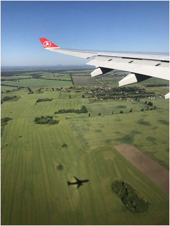 乌克兰机场上空