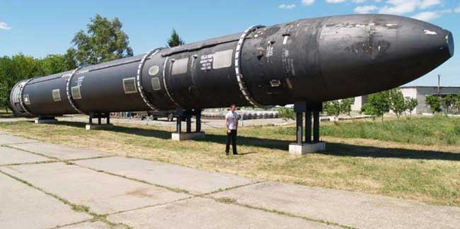 销毁后作为展示品的乌克兰SS-18