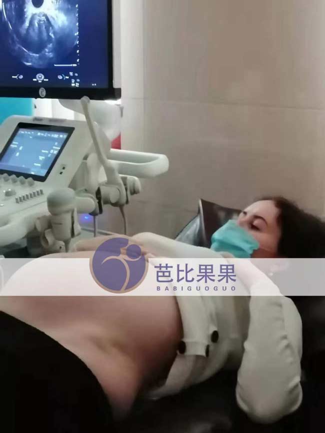 乌克兰代理孕母做B超